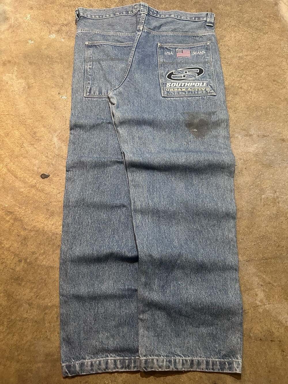 Southpole Jeans Size 38 Blue Urban Active Baggy Y2K Denim